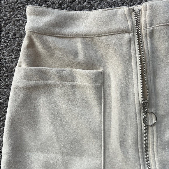 Fashion on Earth Tan High Waisted Skirt - Picture 4 of 6